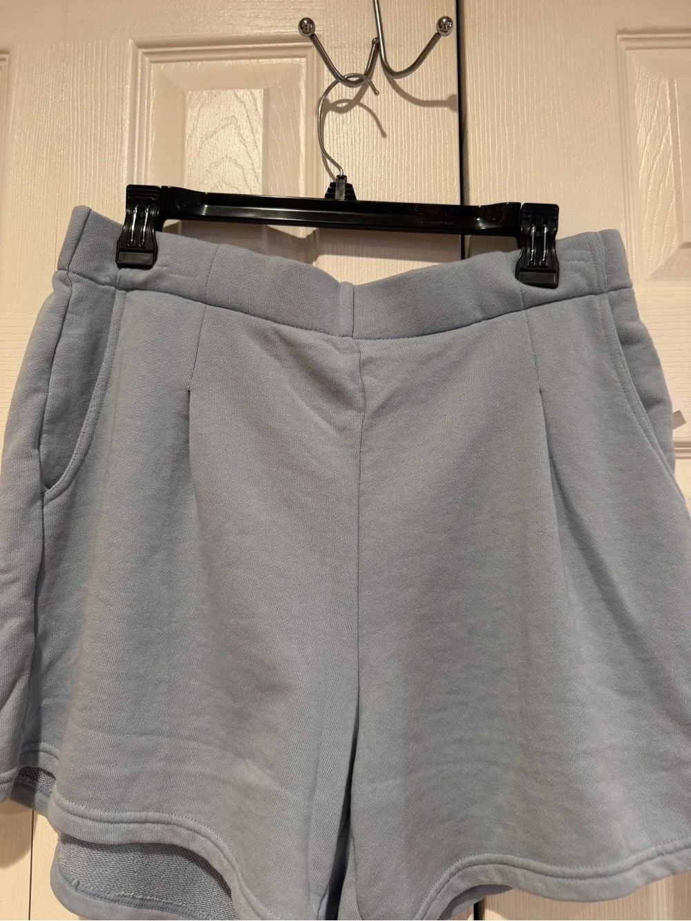 Yogalicious Light Blue Athletic Lounge Shorts - Picture 4 of 8